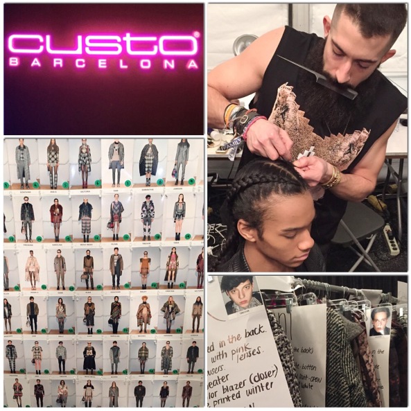 מאחורי הקלעים "קוסטו ברצלונה" שבוע האופנה בניו יורק סתיו\חורף 2015 | Custo Barcelona backstage NYFW F\W 2015